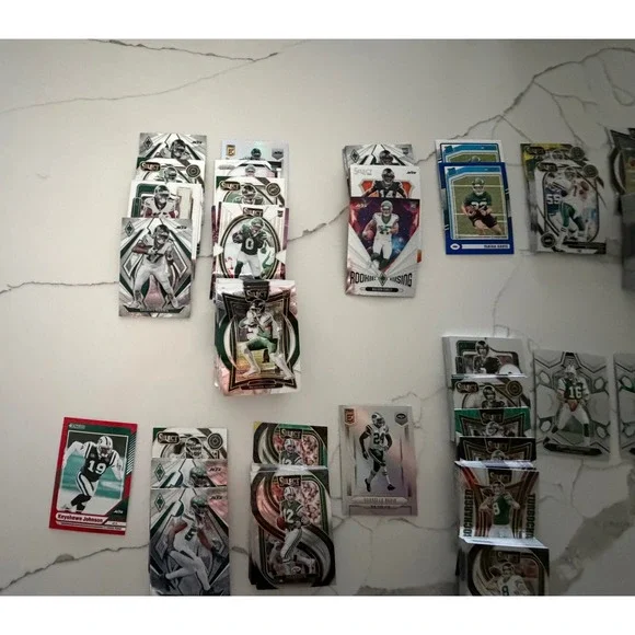 New York Jets Football Card Lot (300+) Panini Select Mosaic Phoenix Rodgers - Picture 2 of 8